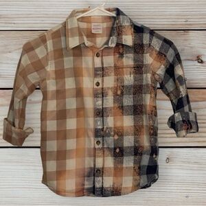 Children’s Bleached Flannel Shirt